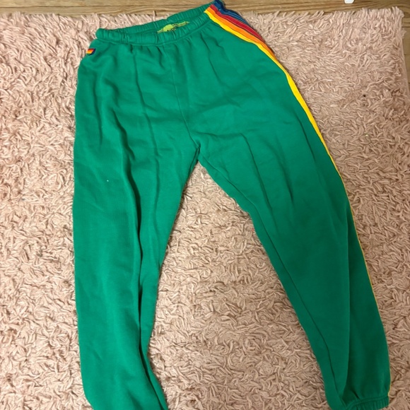 Aviator nation green striped sweatpants - Picture 3 of 5